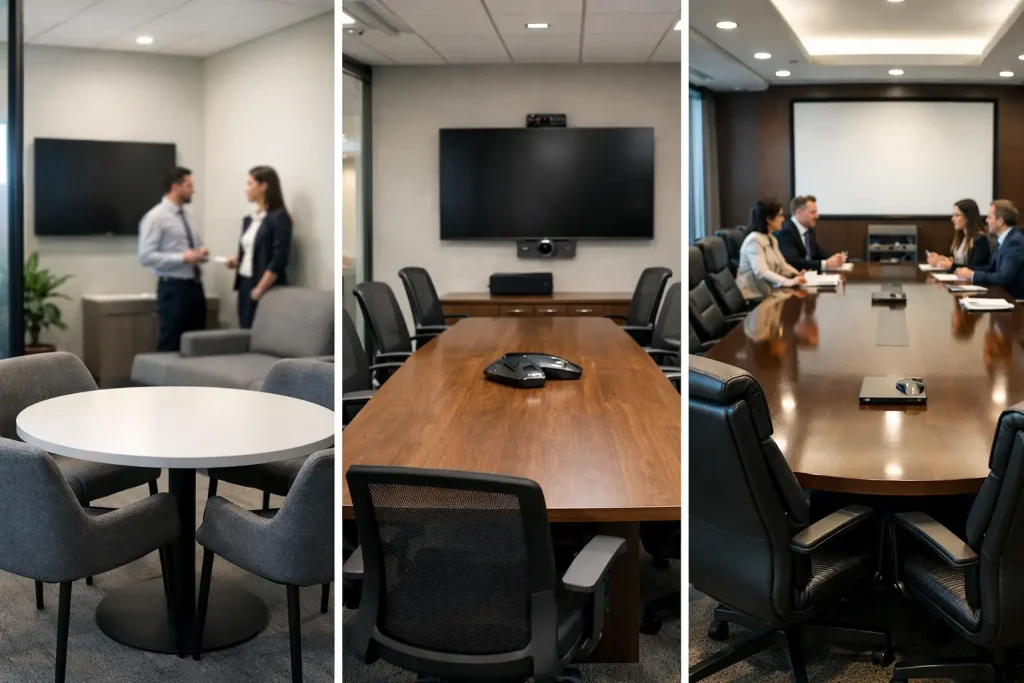 How to Choose Conference Room Size for Meetings