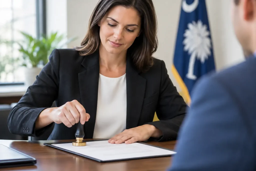 Can Notaries Witness Documents in South Carolina?