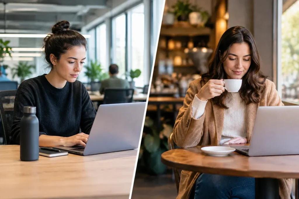 Hourly Workspace Versus Coffee Shop for Work