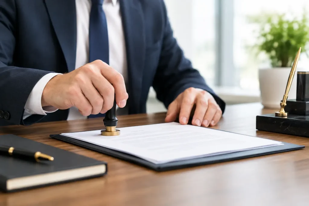 How to Notarize Business Documents Correctly